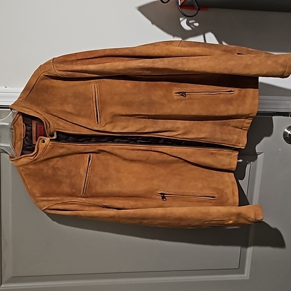 Rare Vintage Levi's Genuine Leather/ XXL/ Camel - Picture 1 of 8